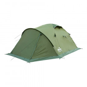 Палатка экспедиционная Tramp Mountain 3 V2 Green
