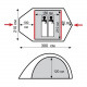 Палатка туристическая Tramp Space 2 V2